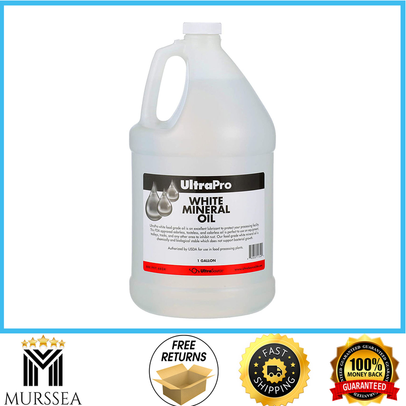 UltraPro Food Grade Mineral Oil, 1 Gallon (128oz), for Lubricating and Protectin