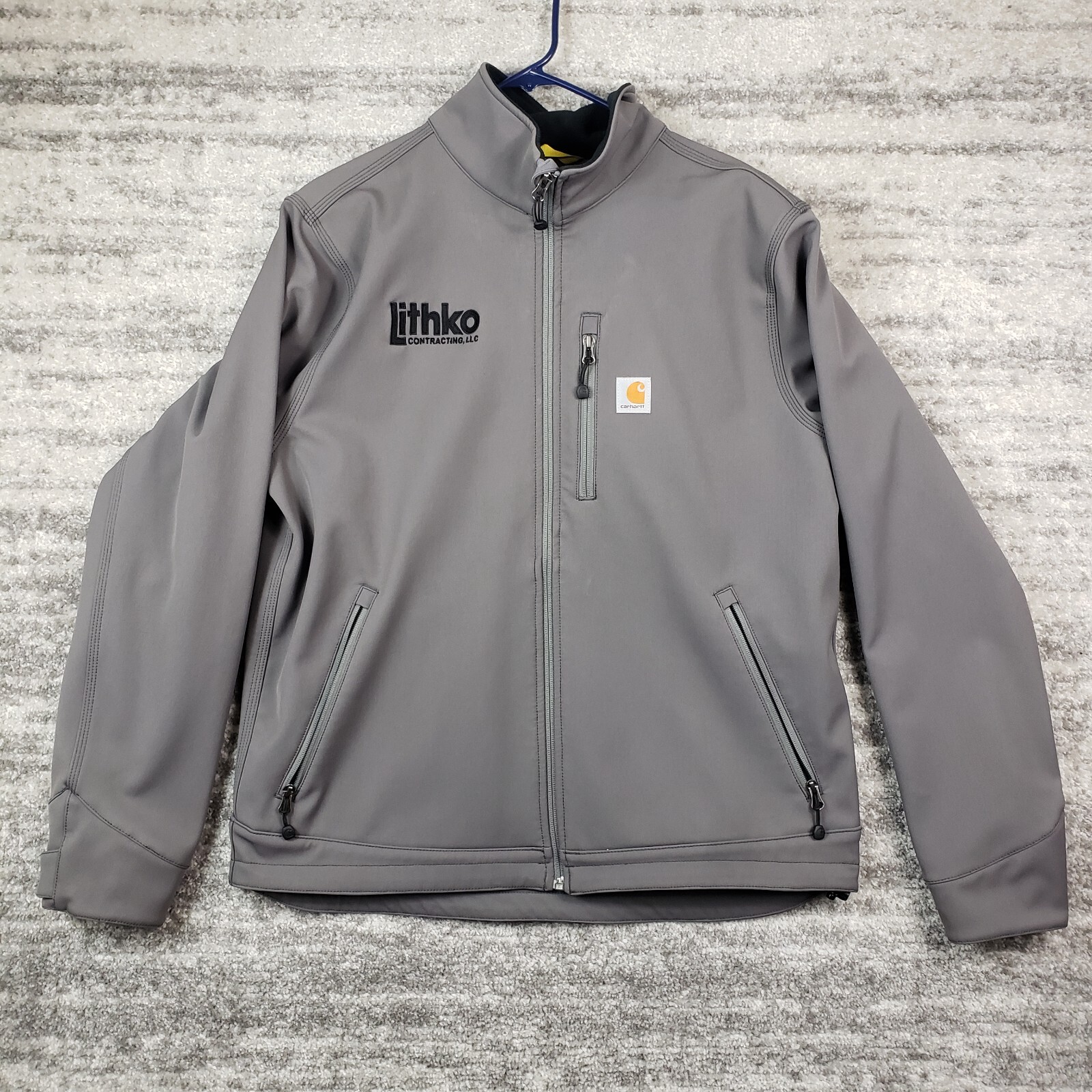 Carhartt Jacket Men's Large Rain Defender Softshell Gray