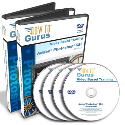 New Adobe Photoshop CS6 training plus Photoshop Photography Projects on 4 DVDs