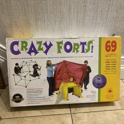 Crazy Forts CF1 69 Pieces Construction Toy - Purple New, Box Slightly Damaged