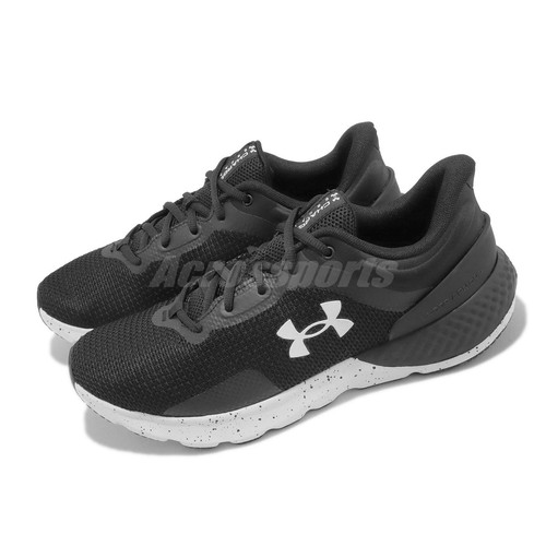 

Мужские кроссовки Under Armour Charged Escape 4 UA Black White 3025420-002, Черный, Charged Escape 4