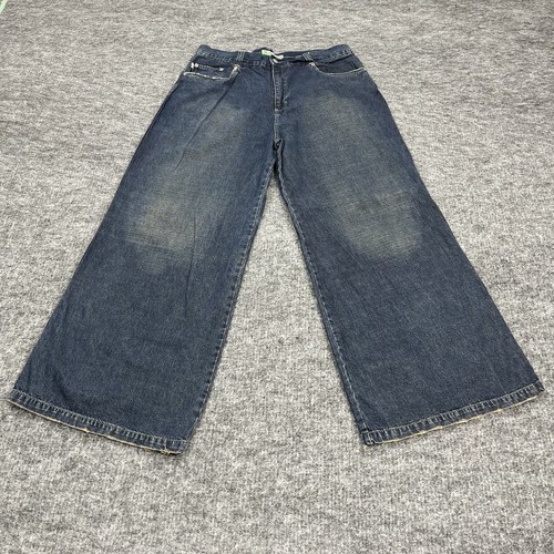 VINTAGE Kikwear Jeans Mens 40 Blue Denim Y2K Skater Street VINTAGE Kikwear Jeans Mens 40 Blue Denim Y2K Skater Street