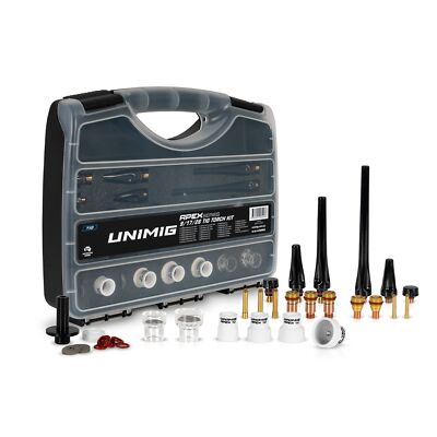 UNIMIG Apex Tig Torch Gun 9/17/18/26 Consumable Kit Gas Lens Cup Welding U42009