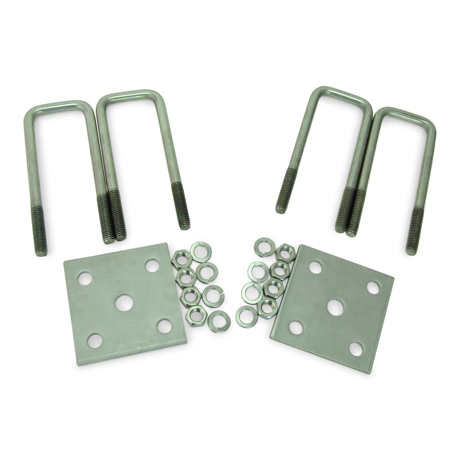 Boat Trailer Axle U Bolt Kit ALL Stainless Steel 1/2 Inch x 2 Inch x 6