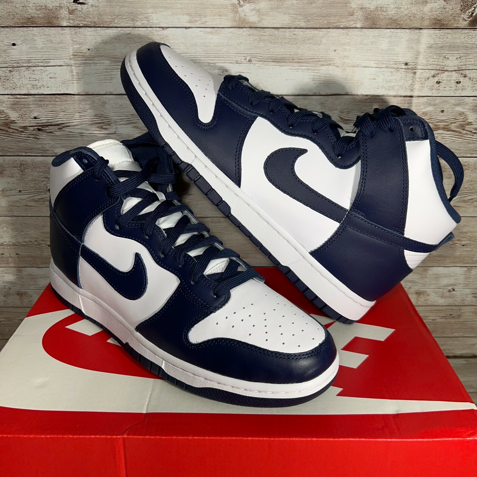 NIKE DUNK HI RETRO CHAMPIONSHIP NAVY DD1399-104 MEN'S SIZE