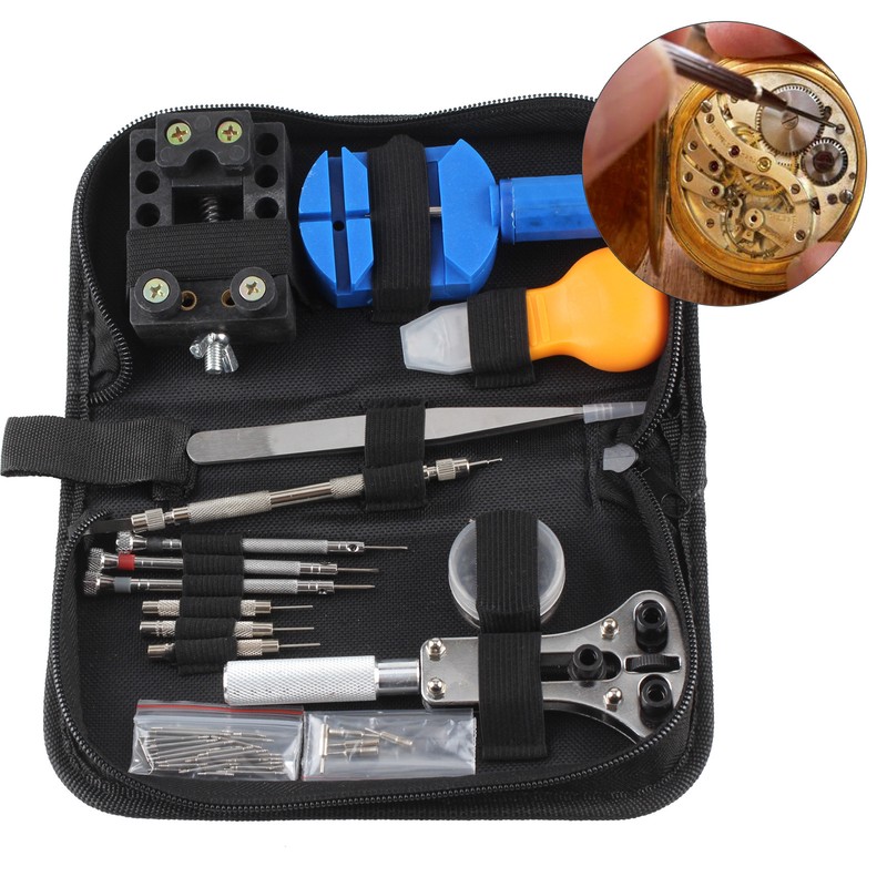 Neu Nylon Uhrmacherwerkzeug Uhr Werkzeug Reparatur Tasche Schwarz Nett
