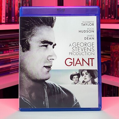 Giant Blu-ray Disc James Dean Elizabeth Taylor Rock Hudson George Stevens Movie