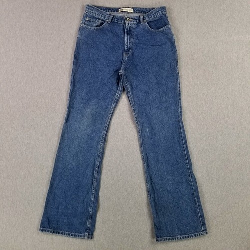 Legit VINTAGE Faded Glory Size 10 Bootcut Jeans 100% Cotton 80s 90s Stone Wash