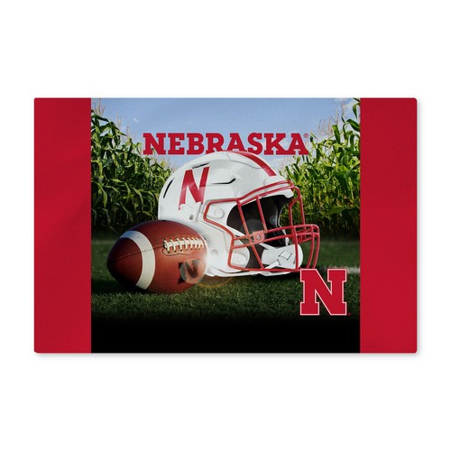 Моющийся коврик для пола Northwest NCAA Nebraska Cornhuskers Gameday, 20 x 32