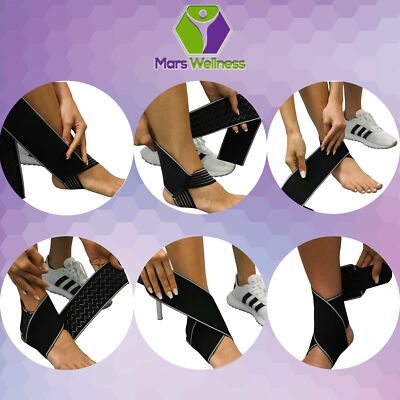 Mars Wellness Ankle Brace Wrap - Unisex - Compression Ankle Support