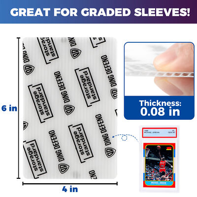 Card Protectors Trading Cards Shipping Supplies, 510-Pack 4'' x 6''