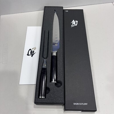 Shun Classic 2-Piece Carving Set   9  Knife & 6.5  Fork