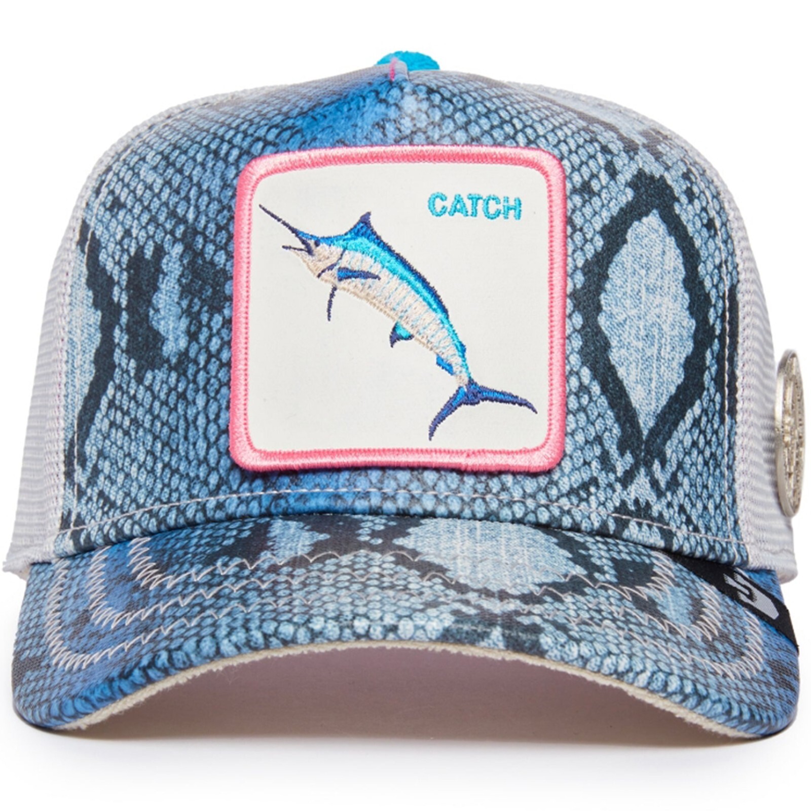 Goorin Bros Animal Farm Trucker Baseball Hat Cap Catch Fish