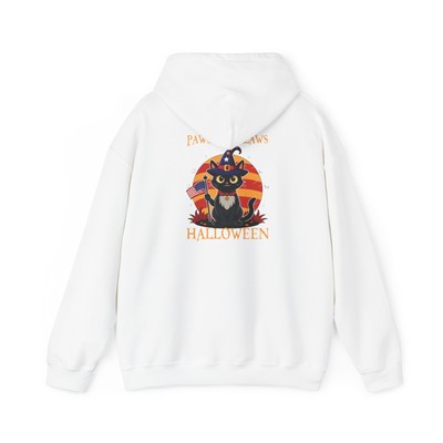 Paws and claws Halloween Unisex Heavy Blend  Hooded Sweatshirt