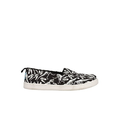 

TOMS Alpargata, повседневные синие слипоны на плоской подошве с рисунком для девочек, 10018377T, Синий, TOMS Alpargata Graphic Slip On Kids