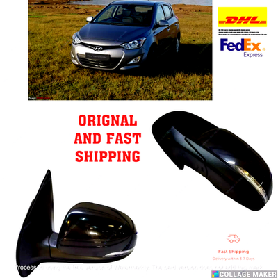 GENUINE OEM SIDE WING MIRROR LEFT SIDE FOR HYUNDAI i20 (2008-2015)-876101J690