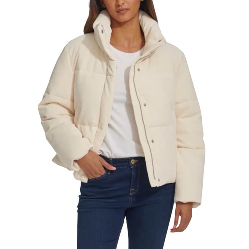 Levi's Women's Corduroy Pockets Full Zip Midweight Puffer Levi's Women's Corduroy Pockets Full Zip Midweight Puffer