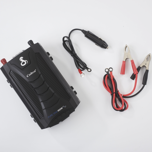 Cobra CPI400PSW FR 400W Pure Sine Waver Power Inverter Certified Refurbished