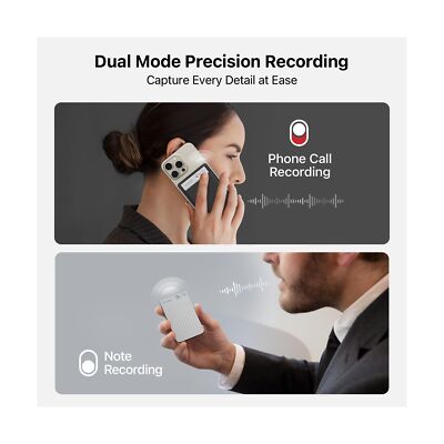 AI Voice Recorder, PLAUD Note Voice Recorder w/Case, App Control, Transcribe ...