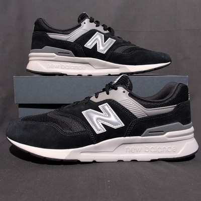 New Balance 997H Shoes Men's 12 Black Grey Suede Mesh Sneakers
