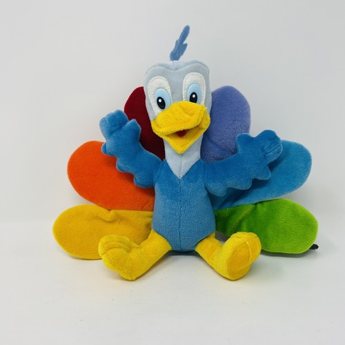RARE Vintage TV NBC Experience Stuffed Peacock Rockefeller Plaza Backpack Kids