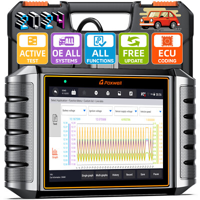 FOXWELL NT710 For Mazda Bi-directional Car OBD2 Scanner Diagnostic E-CU Coding