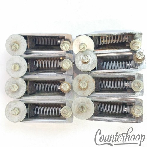 Rogers Beavertail Bass Drum Lugs8x Chrome Cleveland Powertone Holiday Vintage60s