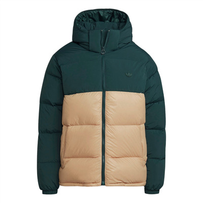 adidas ORIGINALS MEN'S DOWN REGEN HOODED PUFFER JACKET COAT WARM WINTER GREEN L
