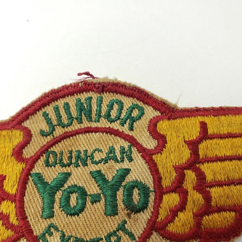 Vintage Duncan Yo-Yo Expert Junior Instructor Cloth Collectible Patch 6