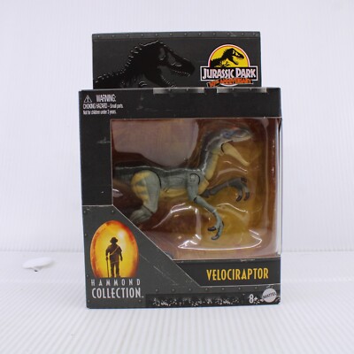 W50 Mattel Jurassic Park Hammond Collection Action Figure Velociraptor 3.75''