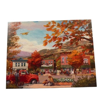 Springbok Mitford Main Street 500 Piece Jigsaw Puzzle Jan Karon Autumn PZL4528
