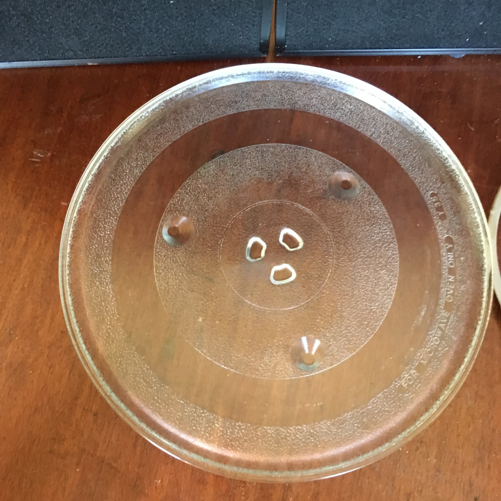 MIOCROWAVE  OVEN GLASS TURNTABLE PLATE SIZE 12 1/2