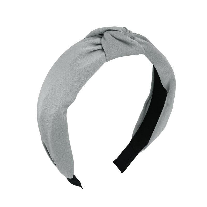 Knotted Headbands for Women Gray Headband Womens Headbands Fashion Wide