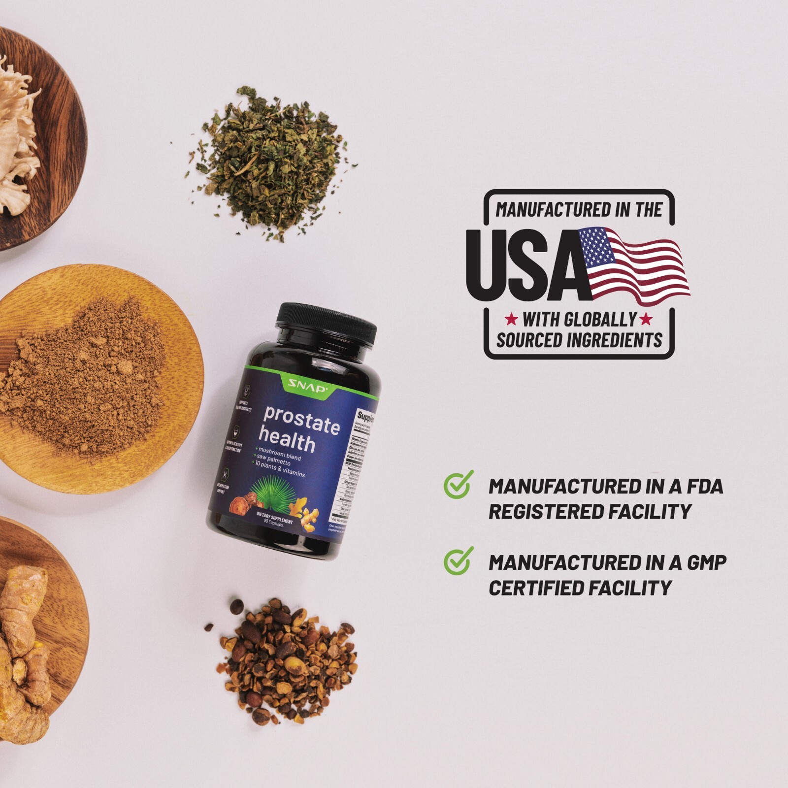 Nitric Oxide Booster - L-Arginine, L-Citrulline 1500mg + Prostate Health Bundle 