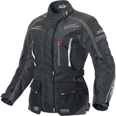 Büse Damen Motorrad Jacke Torino II 2 Gr. 34 wasserdicht schwarz-anthrazit