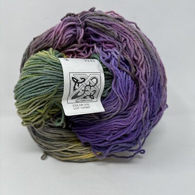 Single Jumbo Hank Interlacements 800 Yds! 100% Cotton Hand Dyed Alabama Yarn 310