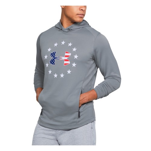 

[1323105-035] Толстовка Mens Under Armour Freedom Tech Terry PO, Серый