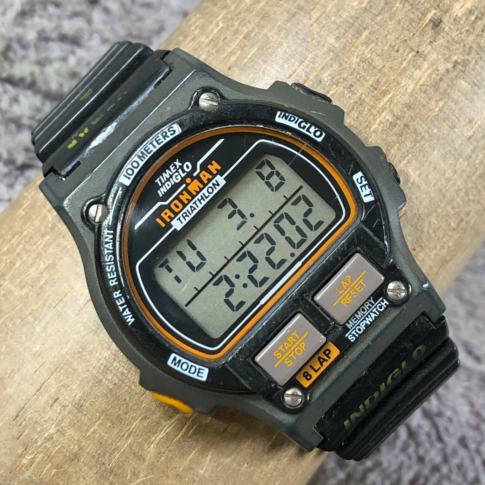 Vintage Timex Ironman Triathlon Men 737-A Quartz Digital