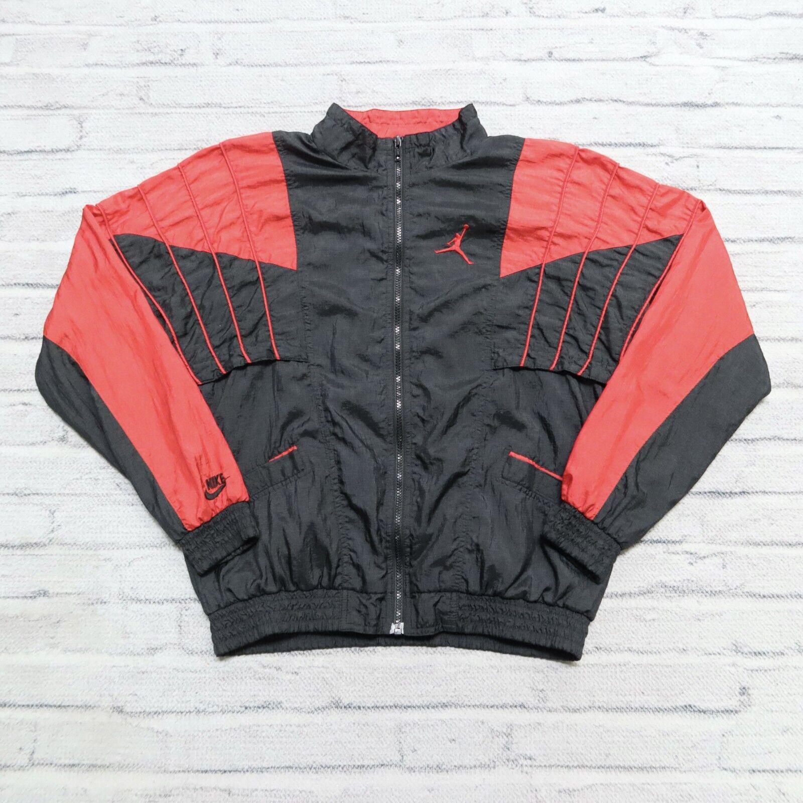 Vintage 80s Nike Air Jordan Jumpman Flight Suit Jacket Vintage 80s Nike Air Jordan Jumpman Flight Suit Jacket