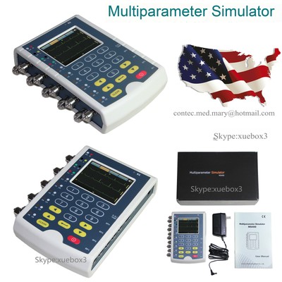 CONTEC Simulator, SpO2, NIBP, ECG& Patient Simulation,Device Accuracy Tester