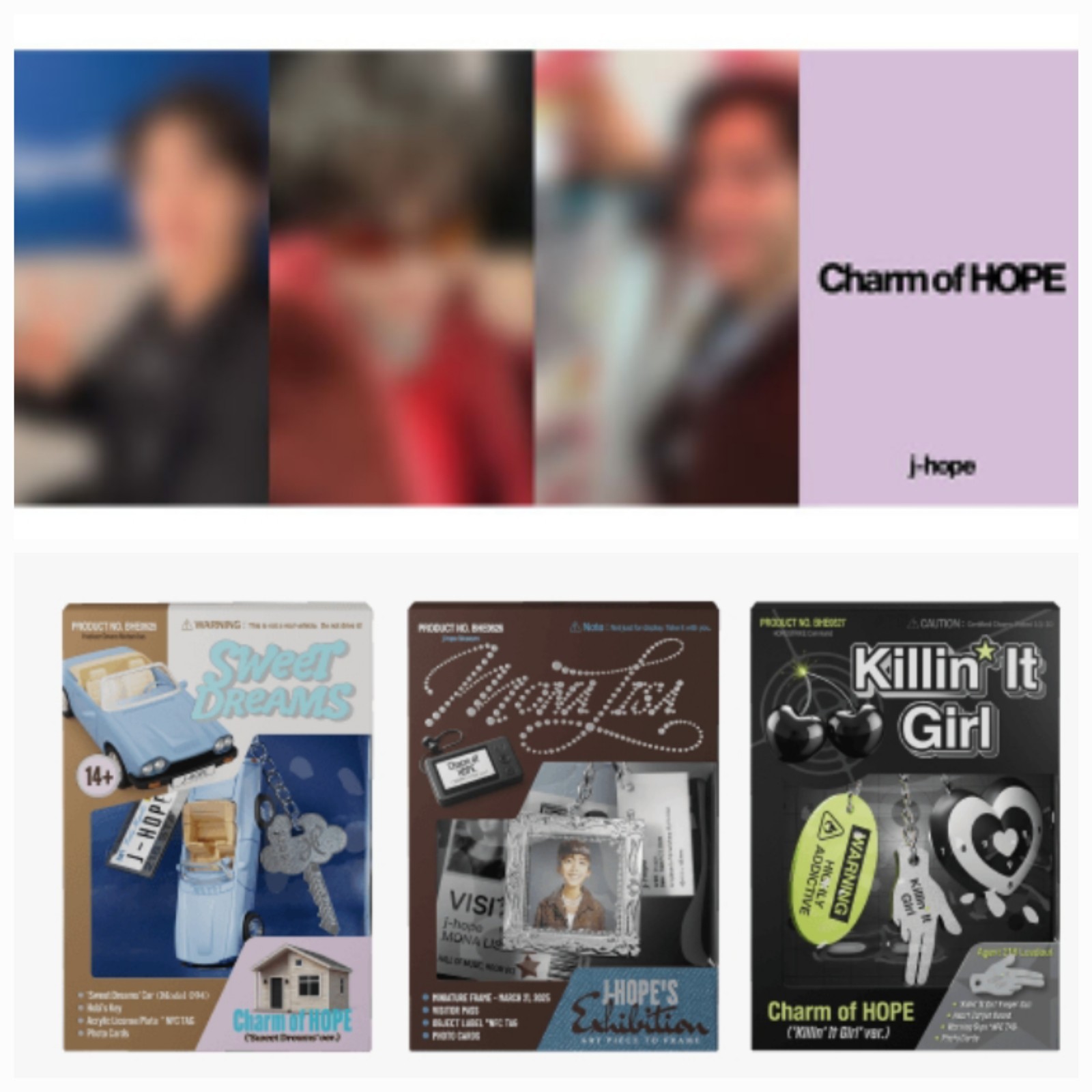 BTS J-HOPE SPECIAL GIFT PHOTOCARD [Lollapalooza LIVE] 'Charm