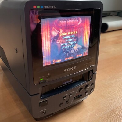 ソニー　ビデオ8コンボ　EV-DT1 Vintage Sony EV-DT1 Video 8 Combo Player/Recorder/TV
