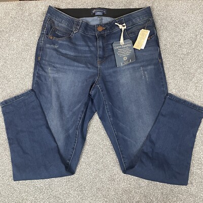 Democracy ''Ab''solution Jeans Womens 16W (32x29) Curve Equality Stretch Denim NWT