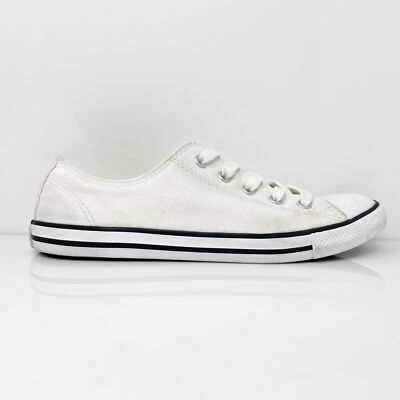 

Converse Womens CT All Star Dainty Ox 530057F Белые повседневные кроссовки, размер 7, Белый, Chuck Taylor All Star Dainty Ox