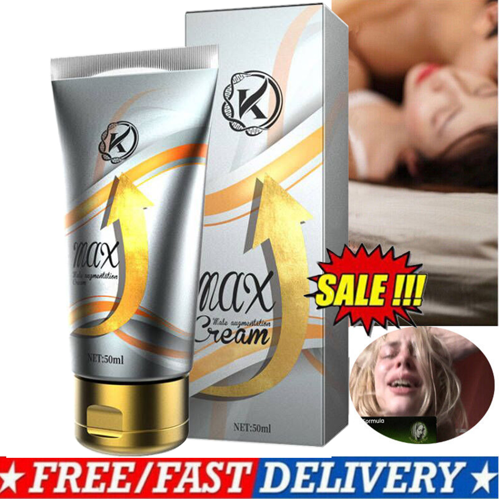 Natural Enlarger Cream Big Thick Growth Faster Enhancement Male XXL