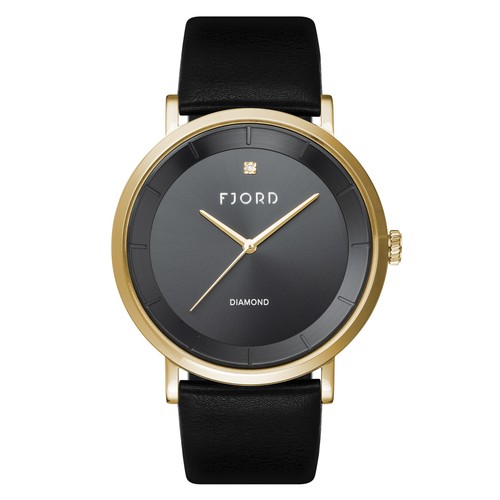 Мужские кварцевые часы Fjord FJ-3045-04 Jensen 42mm