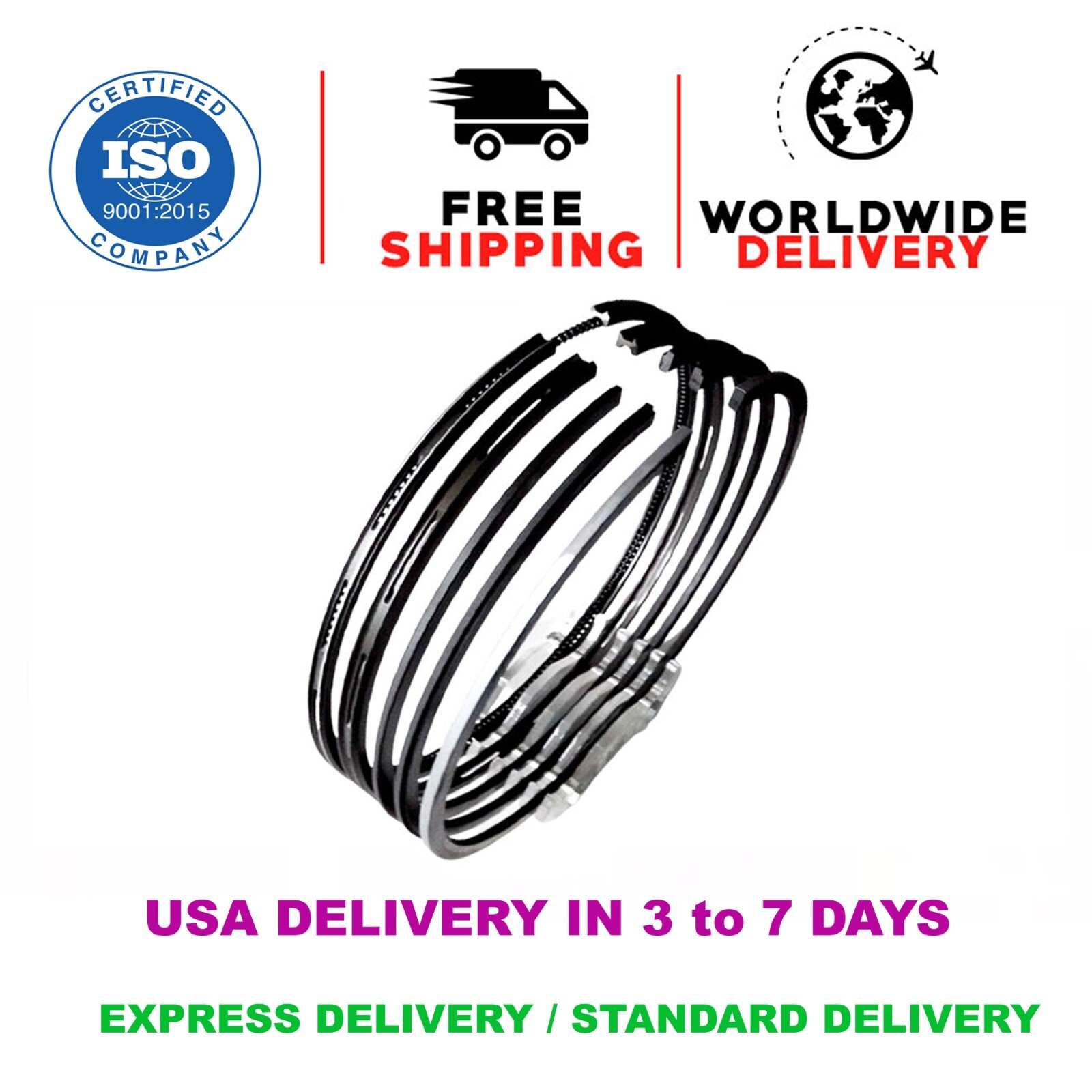 PORTER RING シリーズ 78mm Piston Rings Set Fits for Kawasaki 13008-6058 FH601V