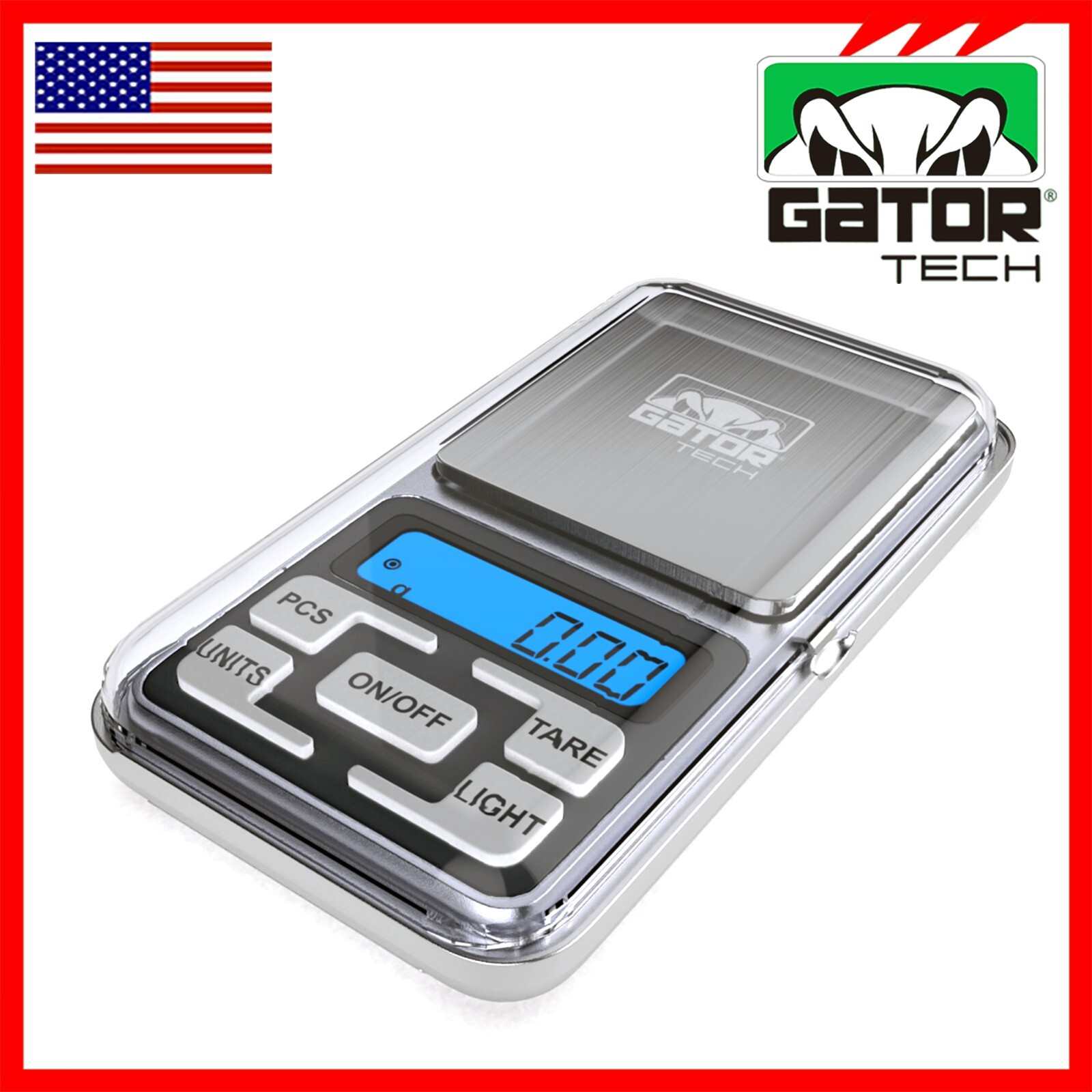 Digital Mini Pocket Scale Portable Jewelry Balance Gram Oz Herb Gold 500g x 0.1g