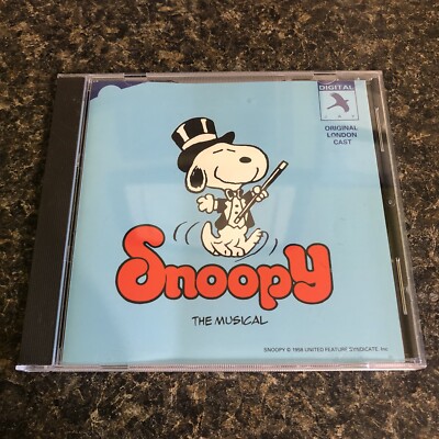 Larry Grossman Snoopy: The Musical 1983 Original London Cast MINT DISC RARE OOP