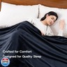 Sushing Luxury Fleece Warm Blanket, Soft Lightweight Velvety Plush Blanket for Sofa and Bed, Cozy Comfy for All Seasons(Black, 90×90 Inches)